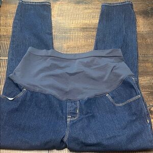 Old Navy Navy Blue Maternity Skinny Jeans